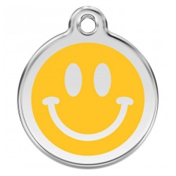Médaille Smiley pour chien