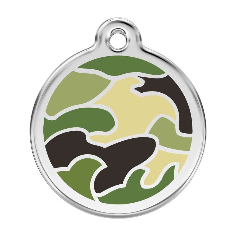 Médaille camouflage pour chien
