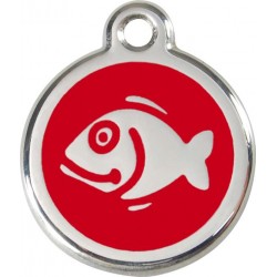 Médaille poisson rouge pour chat