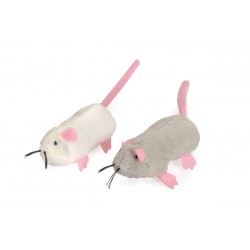 Lot 2 souris jouet pour chat