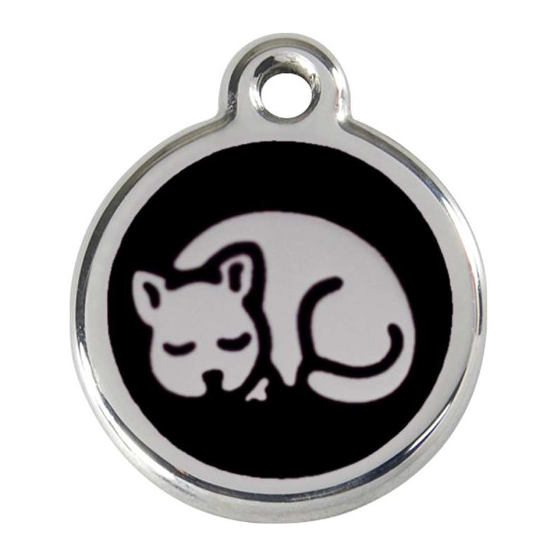Médaille chat noir pour chat