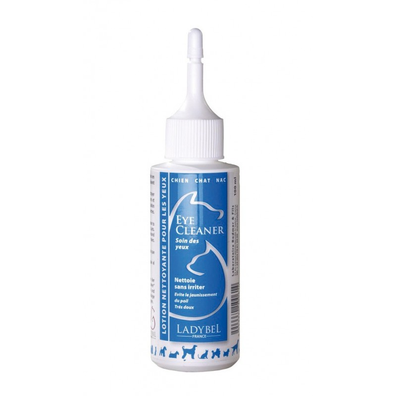 Lotion nettoyante yeux Eye cleaner Ladybel pour chien