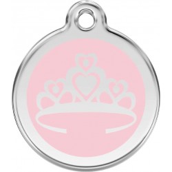 Médaille Princesse rose pour chien
