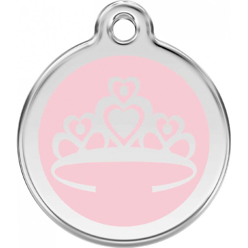 Médaille Princesse rose pour chien