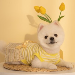 Robe Pinka Joie jaune pour chien