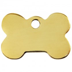 Médaille laiton Os pour chien